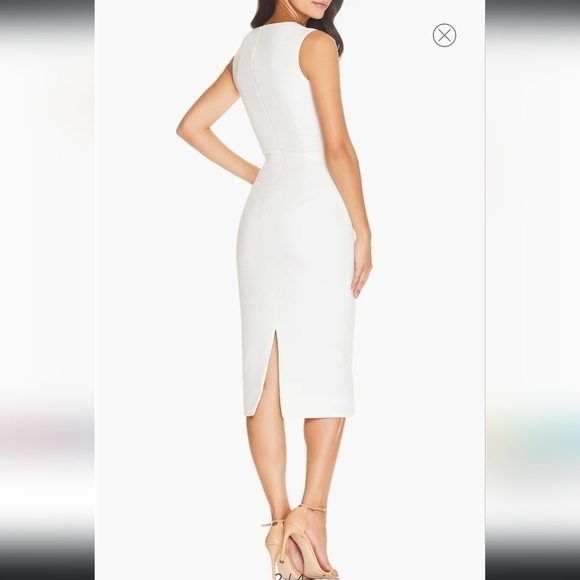 Dress The Population White Elle Sheath Dress XXL - Picture 2 of 9